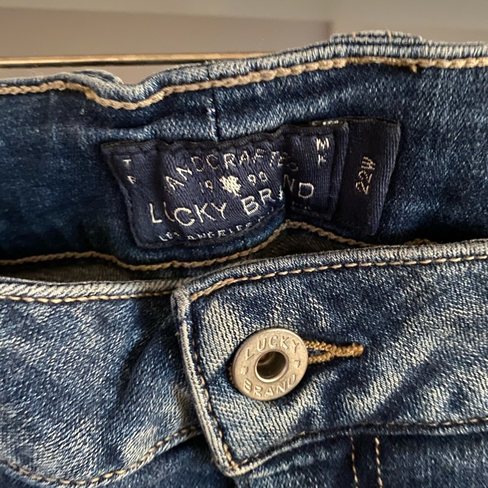 Lucky Brand Long Jean Shorts